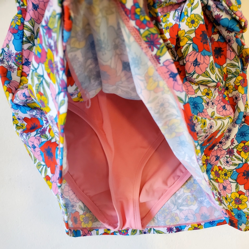 New Women's Draper James RSVP Floral One Piece Swimsuit Size XS NWOT - Picture 8 of 12